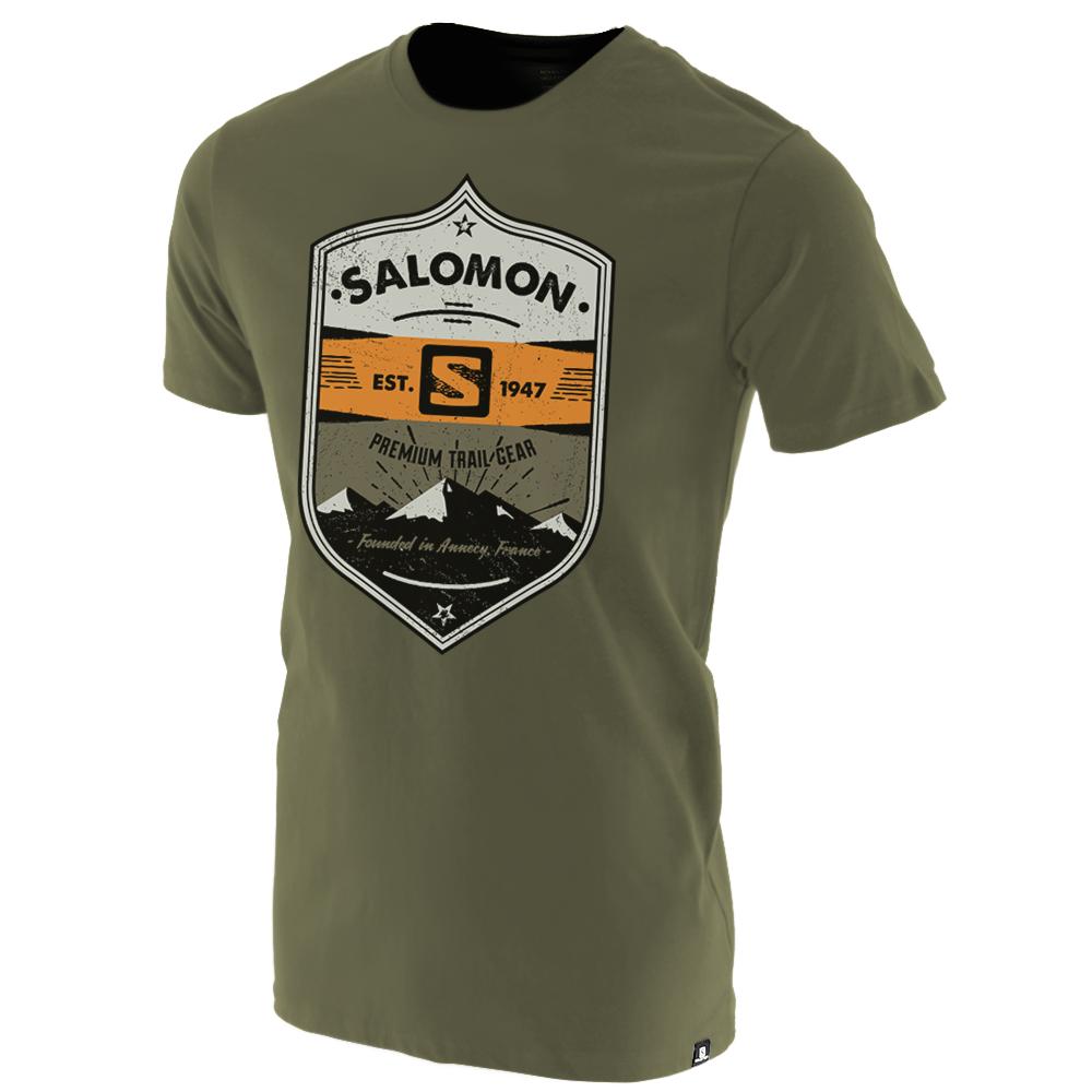 Salomon T-Shirts Børn Olivengrøn - ISLA SS B (OWZXD-6384)